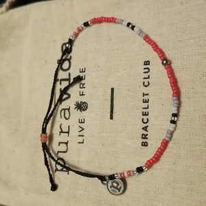 Pura Vida Flamingo seed bead bracelet